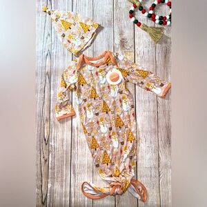 ⛄️ Tullabee | Christmas Knotted Gown & Hat